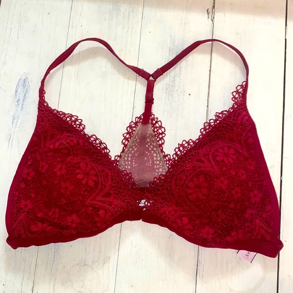Victoria's Secret Other - Victoria’s Secret Lace Bralette | Size M/M | Red